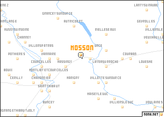 map of Mosson