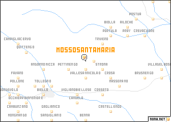 map of Mosso Santa Maria