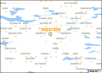 map of Mosstorp