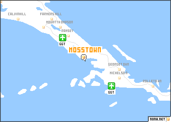 map of Moss Town