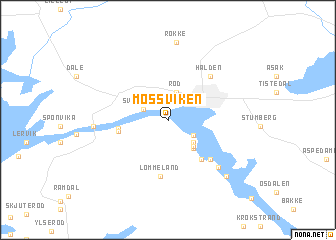 map of Mossviken