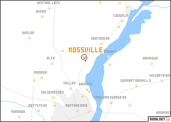 map of Mossville