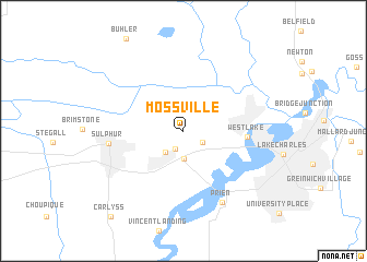 map of Mossville