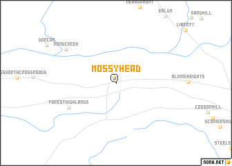 map of Mossy Head