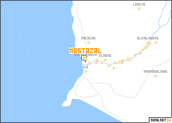 map of Mostazal