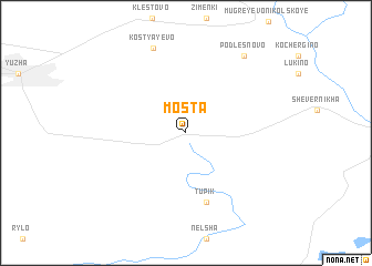 map of Mosta