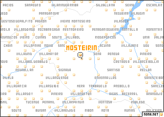 map of Mosteirín