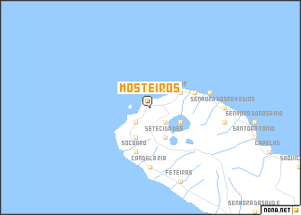 map of Mosteiros