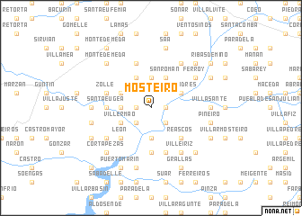 map of Mosteiro