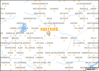 map of Mosteiro