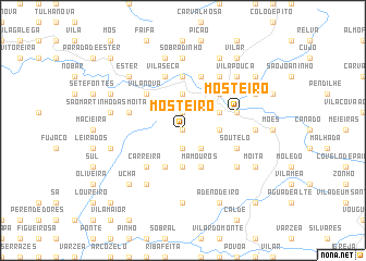 map of Mosteirô