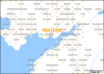 map of Mosteiro