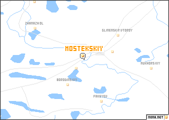 map of Mostekskiy