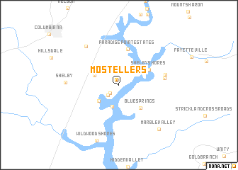 map of Mostellers