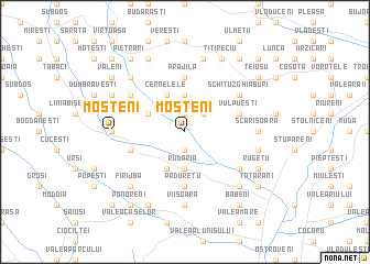 map of Moşteni