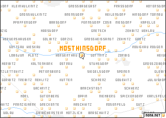 map of Mösthinsdorf