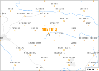 map of Mostino