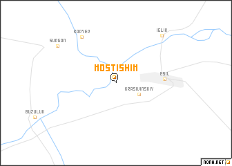map of Most-Ishim