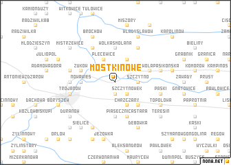 map of Mostki Nowe