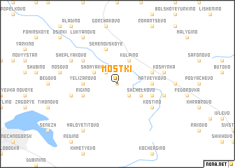 map of Mostki