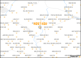 map of Mostkov