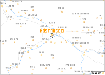 map of Most na Soči