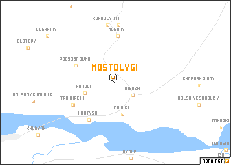 map of Mostolygi