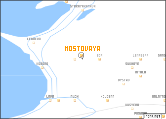 map of Mostovaya