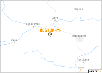 map of Mostovaya