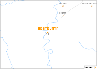 map of Mostovaya