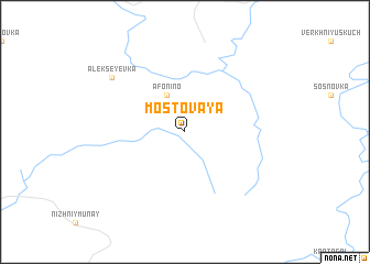 map of Mostovaya