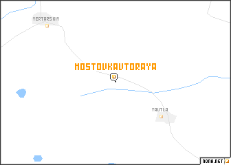 map of Mostovka Vtoraya