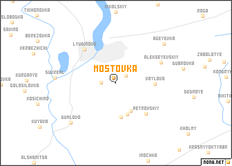 map of Mostovka