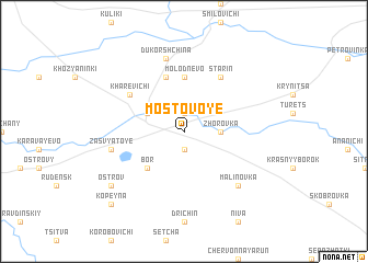 map of Mostovoye