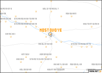map of Mostovoye