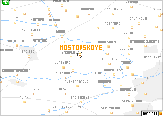 map of Mostovskoye