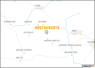 map of Mostovskoye