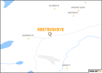map of Mostovskoye