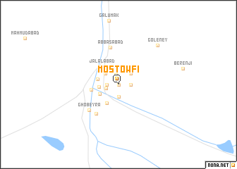 map of Mostowfī