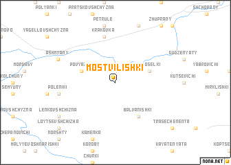map of Mostvilishki