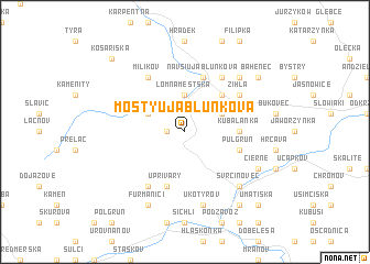 map of Mosty u Jablunkova