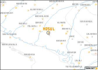 map of Mosul