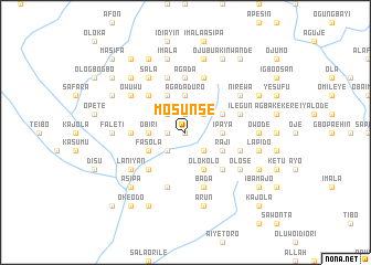 map of Mosunse