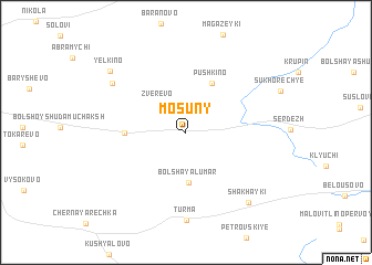 map of Mosuny