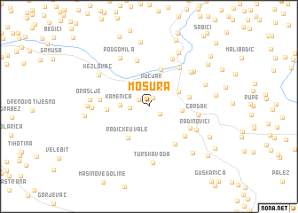 map of Mosura