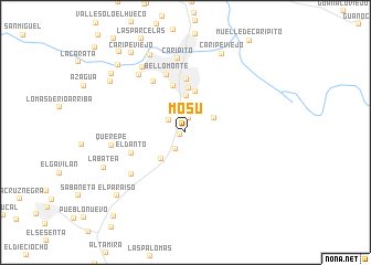 map of Mosú