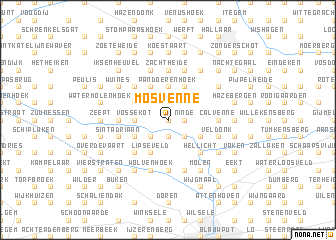 map of Mosvenne