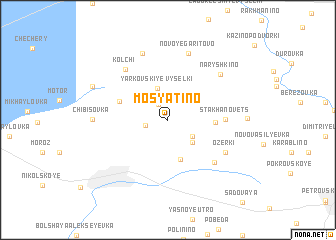 map of Mosyatino