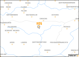 map of Mós