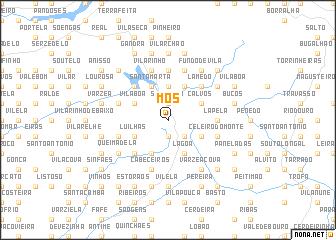 map of Mós